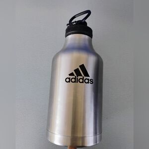 Adidas large Silver Water Bottle
